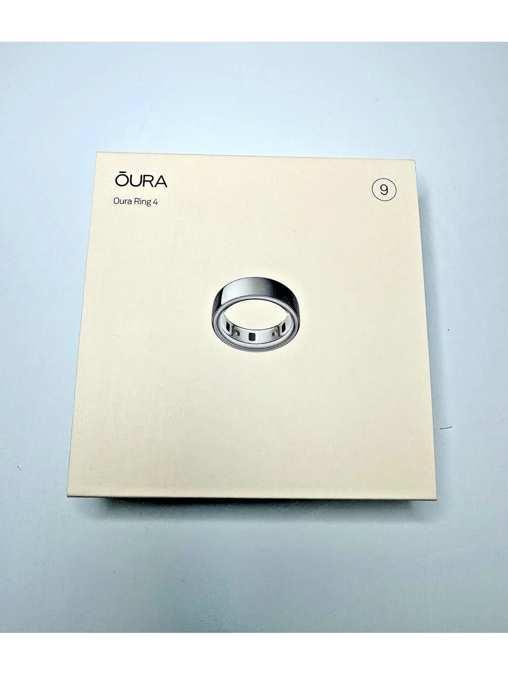 Oura Ring Gen 4 Silver Size 9 New Sealed Box Smart Health Ring Unisex